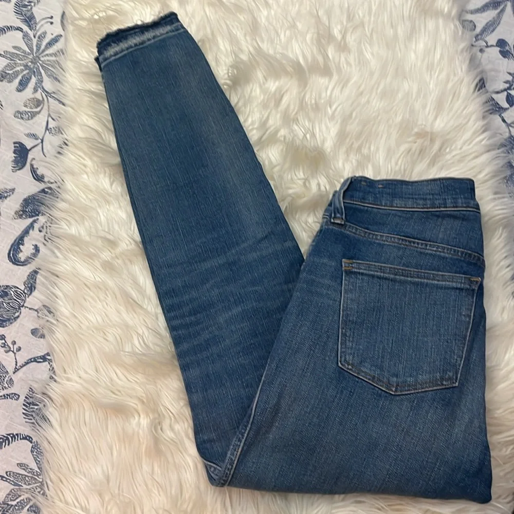 MADEWELL RAW HEM DISTRESSED 9” High-Rise Skinny Jean Size 27 - Picture 4 of 10